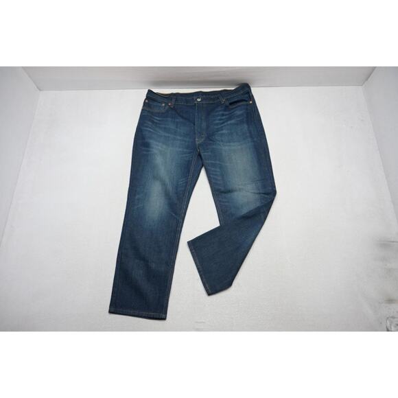 Levi's 541 Athletic Fit Stretch Denim Blue Work Jeans Mens Sz 42 x 30 - Picture 1 of 8